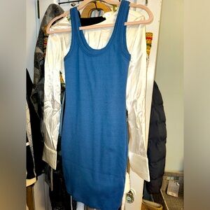 Blue tight mini dress size small